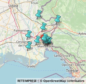 Mappa Via Brigata Modena, 34077 Ronchi dei Legionari GO, Italia (7.06417)