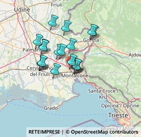 Mappa Via Brigata Modena, 34077 Ronchi dei Legionari GO, Italia (10.06263)