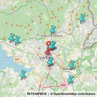 Mappa Via Enrico Butti, 21100 Varese VA, Italia (3.99846)