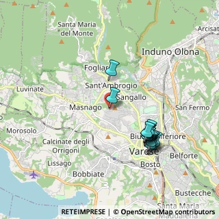 Mappa Via Goffredo Mameli, 21100 Varese VA, Italia (1.85929)