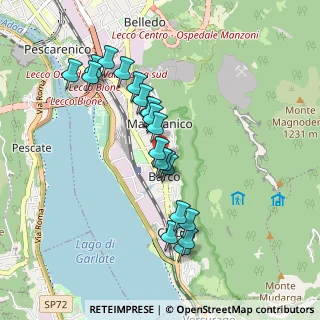 Mappa Via alla Fonte, 23900 Lecco LC, Italia (0.8365)