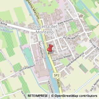 Mappa Localita' I Rifugio, 18, 31035 Crocetta del Montello, Treviso (Veneto)