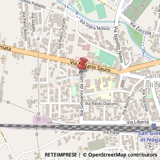Mappa Via Giovanni da Udine, 8, 33058 San Giorgio di Nogaro, Udine (Friuli-Venezia Giulia)