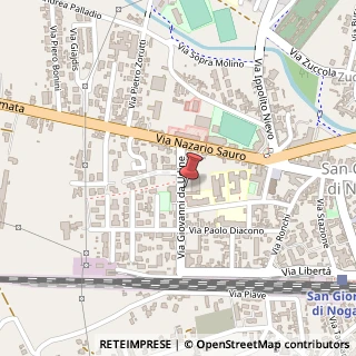 Mappa Via Giovanni da Udine, 5, 33058 San Giorgio di Nogaro, Udine (Friuli-Venezia Giulia)