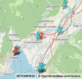 Mappa Via Zoncone, 24062 Costa Volpino BG, Italia (2.71727)