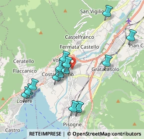 Mappa Via Zoncone, 24062 Costa Volpino BG, Italia (1.89929)