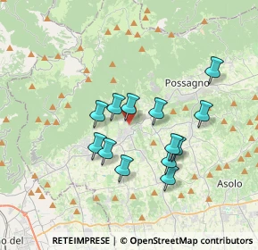 Mappa Via M. del Cavolo, 31017 Crespano del Grappa TV, Italia (2.98692)