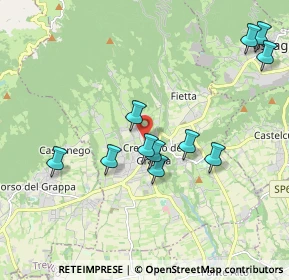 Mappa Via M. del Cavolo, 31017 Crespano del Grappa TV, Italia (1.93182)