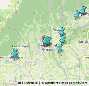 Mappa Via M. del Cavolo, 31017 Crespano del Grappa TV, Italia (1.88538)