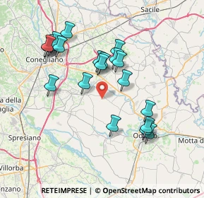 Mappa Via Cal di Mezzo, 31028 Vazzola TV, Italia (7.0685)