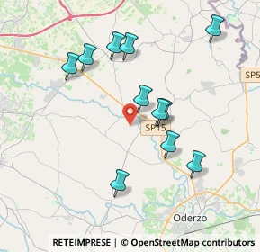 Mappa Via Gattolè, 31043 Fontanelle TV, Italia (3.59909)