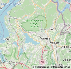 Mappa Via Tevedino, 21020 Luvinate VA, Italia (9.8415)