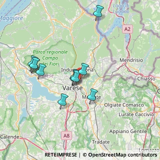 Mappa Via Tarvisio, 21100 Varese VA, Italia (6.63455)