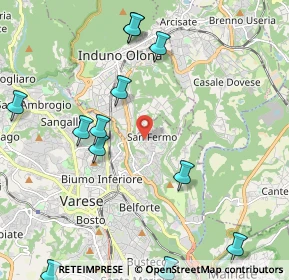 Mappa Via Tarvisio, 21100 Varese VA, Italia (2.76846)
