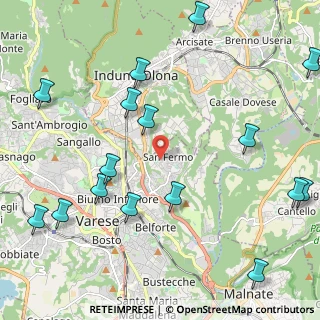 Mappa Via Tarvisio, 21100 Varese VA, Italia (2.76188)