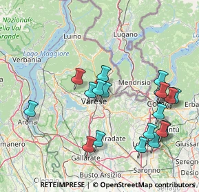 Mappa Via Tarvisio, 21100 Varese VA, Italia (16.5865)