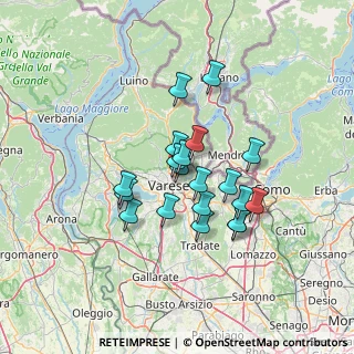Mappa Via Tarvisio, 21100 Varese VA, Italia (10.309)