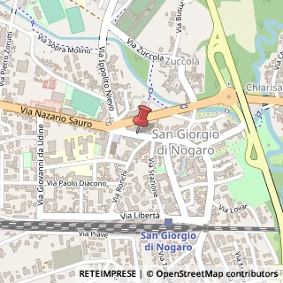 Mappa Corso Giuseppe Garibaldi, 425, 33058 San Giorgio di Nogaro, Udine (Friuli-Venezia Giulia)