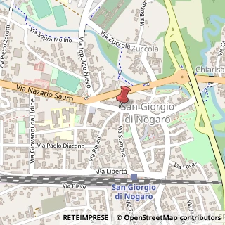 Mappa Via Roma,  59, 33058 San Giorgio di Nogaro, Udine (Friuli-Venezia Giulia)