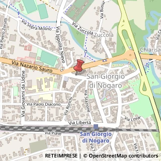 Mappa Via Roma, 15, 33058 San Giorgio di Nogaro, Udine (Friuli-Venezia Giulia)