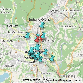 Mappa SS344, 21100 Varese VA, Italia (1.61833)