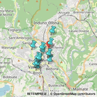 Mappa SS344, 21100 Varese VA, Italia (1.32429)