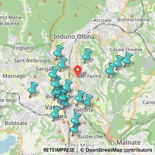 Mappa SS344, 21100 Varese VA, Italia (1.9035)