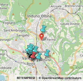 Mappa SS344, 21100 Varese VA, Italia (1.83474)