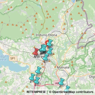 Mappa SS344, 21100 Varese VA, Italia (4.33571)