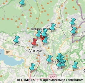 Mappa SS344, 21100 Varese VA, Italia (4.13824)