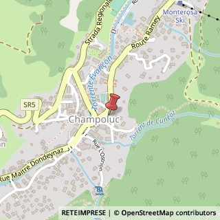 Mappa Route Ramey, 3, 11020 Ayas, Aosta (Valle d'Aosta)