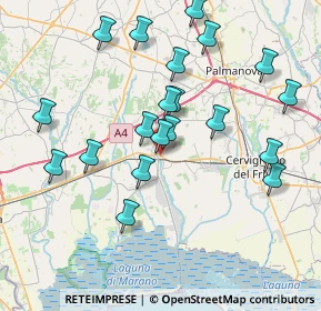 Mappa Via Emilia, 33058 San Giorgio di Nogaro UD, Italia (7.7265)