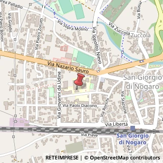 Mappa Via Università Castrense, 6, 33058 San Giorgio di Nogaro, Udine (Friuli-Venezia Giulia)