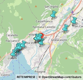 Mappa Via F. Nullo, 24062 Costa Volpino BG, Italia (1.96615)