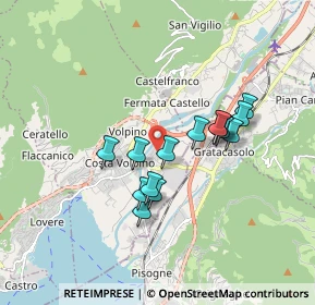 Mappa Via F. Nullo, 24062 Costa Volpino BG, Italia (1.40857)