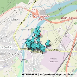 Mappa Via F. Nullo, 24062 Costa Volpino BG, Italia (0.32667)