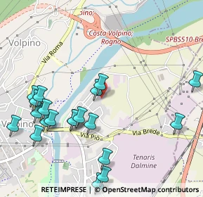 Mappa Via F. Nullo, 24062 Costa Volpino BG, Italia (0.602)