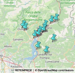 Mappa Via F. Nullo, 24062 Costa Volpino BG, Italia (9.55077)