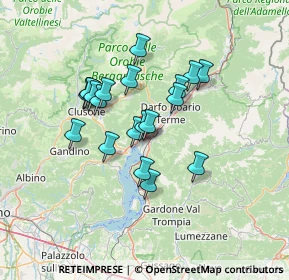 Mappa Via F. Nullo, 24062 Costa Volpino BG, Italia (11.014)