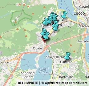 Mappa Centro Commerciale Iperal, 23862 Civate LC, Italia (1.4115)