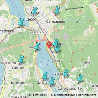 Mappa Via Arturo Toscanini, 23900 Lecco LC, Italia (2.51182)
