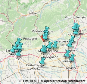 Mappa Vicolo degli Alpini, 31041 Cornuda TV, Italia (15.758)