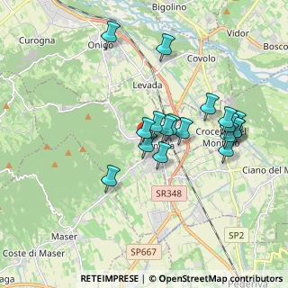 Mappa Vicolo degli Alpini, 31041 Cornuda TV, Italia (1.68722)