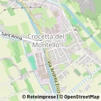 Hartă Crocetta del Montello