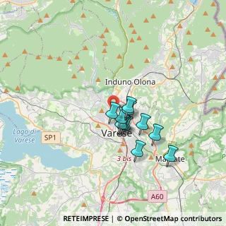 Mappa Via Carantani, 21100 Varese VA, Italia (2.39)