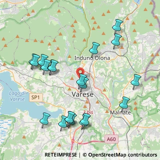 Mappa Via Carantani, 21100 Varese VA, Italia (4.562)