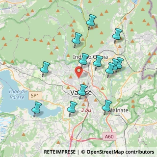 Mappa Via Carantani, 21100 Varese VA, Italia (3.84154)