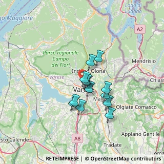 Mappa Via Carantani, 21100 Varese VA, Italia (4.95)