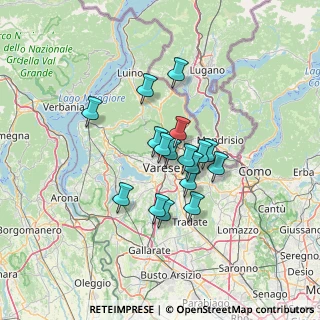 Mappa Via Carantani, 21100 Varese VA, Italia (9.71)