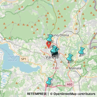 Mappa Via Bellotto Bernardo, 21100 Varese VA, Italia (2.56818)